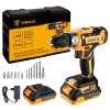 Deko 083-1109 Аккумуляторная дрель-шуруповерт 13 предметов в кейсе, 2x3.0Ач