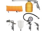 Deko 083-3010 Набор пневмоинструмента 5 предметов краскораспылитель с верхним бачком
