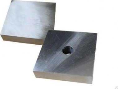 Фотография товара 'Deko 067-0095-03 Нож для станка GQ-40 Zitrek (83х83х16) с отверстием по центру М14'