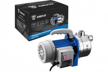 Фотография товара 'Deko 076-0529 Поверхностный насос DKJP1100, 1100Вт, 70 л/мин'