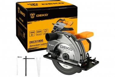 Фотография товара 'Deko 063-4191 Дисковая (циркулярная) пила DKCS1800 1800Вт, 185мм диск'