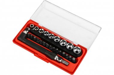 Фотография товара 'Deko 065-0513 Набор головок и бит с угловым удлинителем BS26'