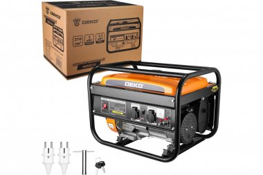Фотография товара 'Deko 065-1085 Генератор бензиновый DKEG210, 3,2 кВт'
