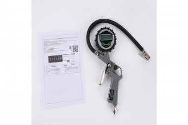 Фотография товара 'Deko 018-1092 Пистолет для подкачки шин с цифровым манометром Zitrek TG-10'