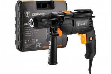 Фотография товара 'Deko 063-4163 Дрель ударная сетевая DKID600W 600 Вт, 50 Нм, 3000 об/мин'