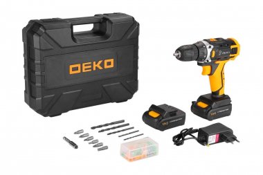 Фотография товара 'Deko 063-4132 Аккумуляторная дрель-шуруповерт DKCD12FU-Li Advanced в кейсе 12В, 2х2.0Ач'