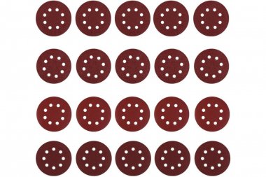 Фотография товара 'Deko 065-0892 Набор шлифовальных кругов SD20-1 (P40, P80, P120, P240), 125мм, 20 шт'