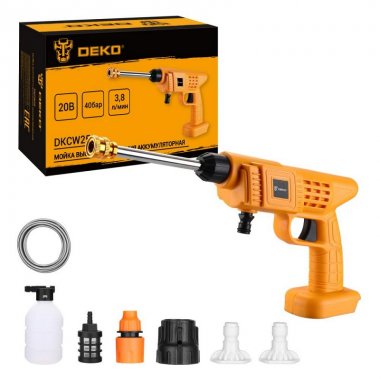 Фотография товара 'Deko 063-4491 Мойка высокого давления аккумуляторная DKCW25, 40 бар'