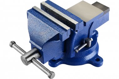 Фотография товара 'Deko 065-0962 Тиски слесарные CL10, поворотные, 100 мм'