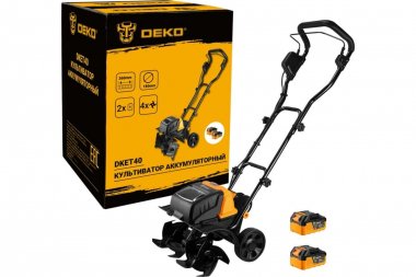 Фотография товара 'Deko 065-1203 Культиватор аккумуляторный DKET40, 2*4.0Ач'