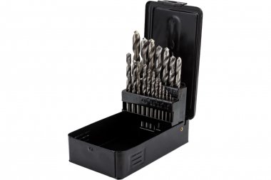 Фотография товара 'Deko 065-0543 Набор сверл по металлу DS19 в металлическом кейсе, 1-10 мм'