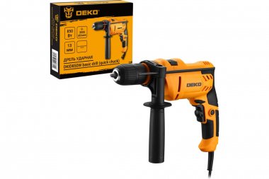 Фотография товара 'Deko 063-4155 Дрель ударная сетевая DKID850W с быстрозажимным патроном, 850Вт'