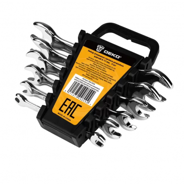 Фотография товара 'Deko 065-0336 Набор усиленных гаечных рожковых ключей DKHT06'