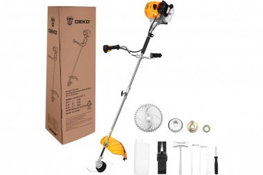 Фотография товара 'Deko 063-4461 Триммер бензиновый DKTR52 SET 3, леска/диск'