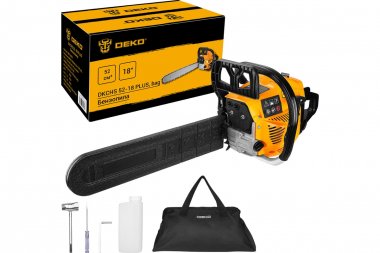 Фотография товара 'Deko 085-2003 Бензопила 3,8 л.с., 52 куб.см, 18", в сумке'