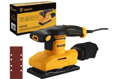 Фотография товара 'Deko 063-4339 Вибрационная шлифмашина DKS350, с регулировкой оборотов'
