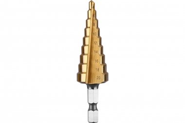 Фотография товара 'Deko 065-0691 Сверло ступенчатое DH23, 4-20 мм'