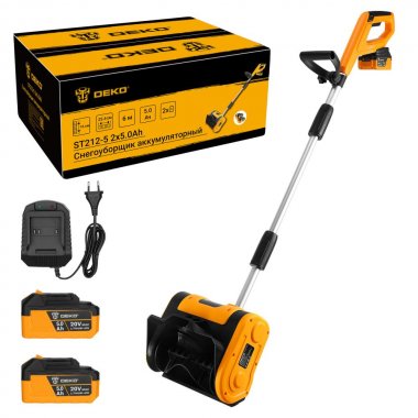 Фотография товара 'Deko 083-4442 Снегоуборщик аккумуляторный 20В, 2*5.0Ач'