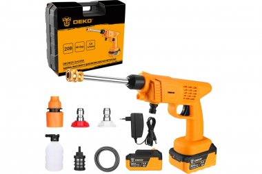 Фотография товара 'Deko 063-4314 Мойка высокого давления аккумуляторная DKCW25, 40 бар, 2x4.0Ач'