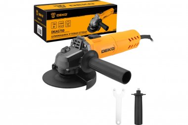 Фотография товара 'Deko 063-4164 Углошлифовальная машина (УШМ) DKAG750, 125мм, 750 Вт'