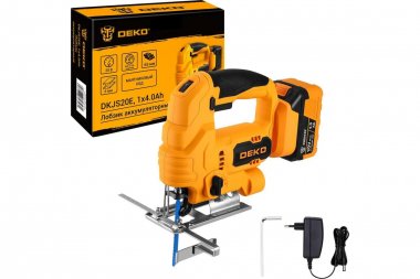 Фотография товара 'Deko 083-1124 Лобзик аккумуляторный 20В, 1x4.0Ач'