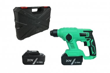 Фотография товара 'Deko 063-4069 Перфоратор аккумуляторный Zitrek Destroyer (20В, Li-Ion аккумулятор 4 Ач - 2шт, ЗУ, кейс)'