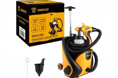 Фотография товара 'Deko 063-4354 Краскопульт электрический DKSG1000 (1000 Вт, 800 мл)'