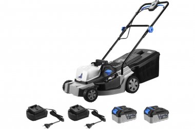 Фотография товара 'Deko 063-3008 Газонокосилка аккумуляторная DKLM40V PRO, 2х20В, 2x4.0Aч, 2 з/у, 400мм'