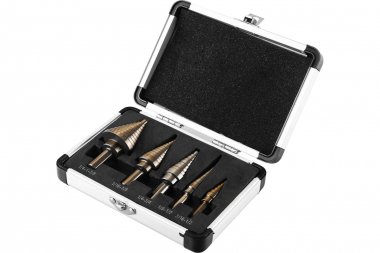 Фотография товара 'Deko 065-0690 Набор сверл ступенчатых в металлическом кейсе DH22'