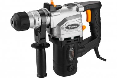 Фотография товара 'Deko 063-4224 Перфоратор сетевой DKH1000W в кейсе с набором из 5 буров SDS+ и патроном CH01'