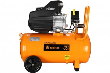 Фотография товара 'Deko 018-1111 Компрессор воздушный поршневой масляный DKAC50, 50л ресивер'