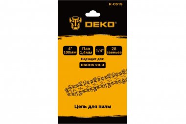 Фотография товара 'Deko 083-2043 Цепь для пилы 4", 1/4", 1.4 мм, 28 звеньев'