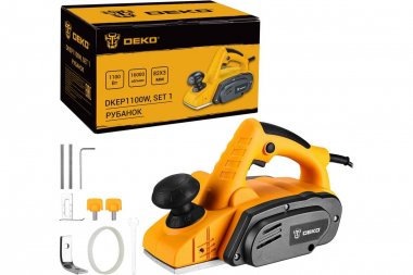 Фотография товара 'Deko 083-1074 Рубанок 1100Вт, 82 мм'