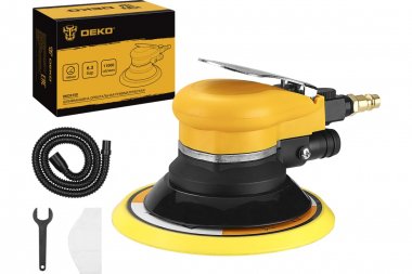Фотография товара 'Deko 063-4382 Шлифмашина орбитальная пневматическая DKOS150, 150 мм'