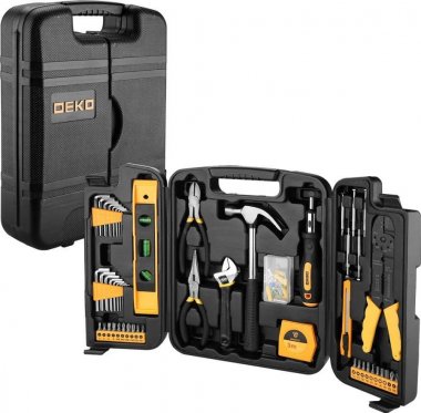Фотография товара 'Deko 065-0741 Набор инструмента для дома в чемодане DKMT130'