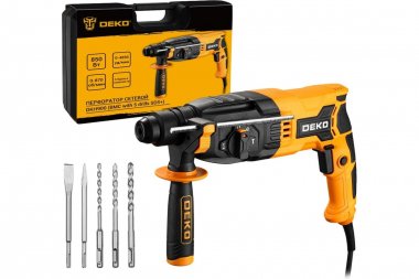 Фотография товара 'Deko 083-1044 Перфоратор сетевой 5 буров SDS+, 850Вт'