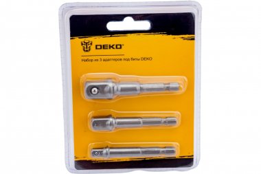 Фотография товара 'Deko 065-0762 Набор из 3 адаптеров под биты'
