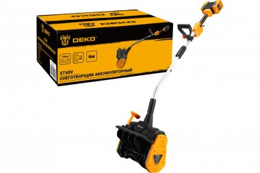Фотография товара 'Deko 063-4442 Снегоуборщик аккумуляторный ST40V, 2*4.0Ач, 2*ЗУ'