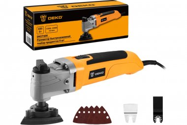 Фотография товара 'Deko 063-4275 Реноватор DKOT600 быстрозажимной + набор предметов 9 шт'