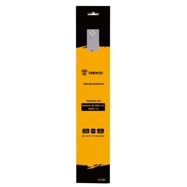 Фотография товара 'Deko 080-2036 Шина для цепной пилы R-CS6, 14", 1.3 мм, 52 звена'
