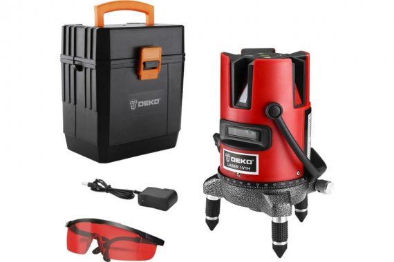 Фотография товара 'Deko 065-0276 Уровень лазерный DKLL02RB SET 3'