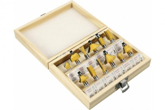 Фотография товара 'Deko 065-0726 Набор фрез 12 предметов RBS12'