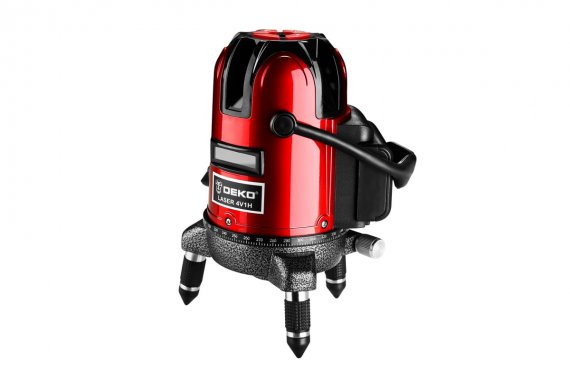 Фотография товара 'Deko 065-0294 Уровень лазерный LL57 SET 7 (в кейсе, с аккумулятором, со штативом 1,2м)'