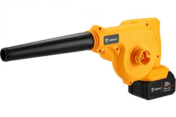 Фотография товара 'Deko 063-4313 Воздуходувка садовая аккумуляторная DKBL20, 20В, 2x4.0Ач'