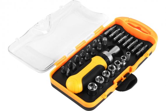 Фотография товара 'Deko 065-0503 Отвертка с набором бит и торцевых головок BS30-1'