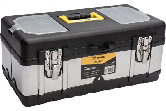 Фотография товара 'Deko 065-0836 Ящик для инструментов металлический DKTB31 (45х25х19.5см)'