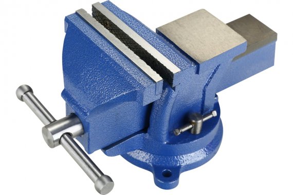 Фотография товара 'Deko 065-0963 Тиски слесарные CL11, поворотные, 125 мм'