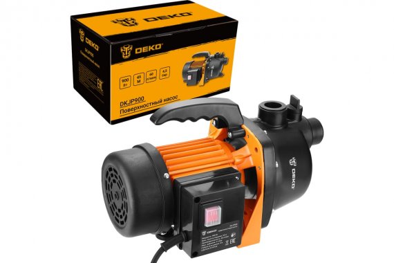 Фотография товара 'Deko 076-0528 Поверхностный насос DKJP900, 900Вт, 60 л/мин'