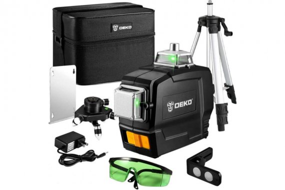 Фотография товара 'Deko 065-0235 Уровень лазерный самовыравнивающийся DKLL12PG1 360/3 SET2'