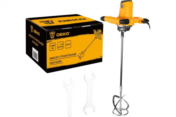 Фотография товара 'Deko 065-0622 Миксер строительный DKM1600W'